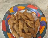 Foto langkah ke 3 dari resep Ikan Asin Bulu Ayam Bungkus Tepung.
