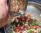 A picture of step 5 of Cilantro Picadillo.