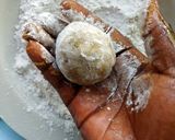 A picture of step 8 of Beans balls II.