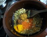 A picture of step 3 of Ragda Patties Chaat.