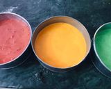 A picture of step 1 of Rainbow Cake in Glass.