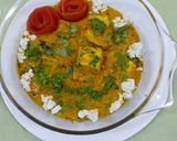 A picture of step 4 of Shahi paneer.