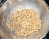 A picture of step 3 of Wheat flour dates laddu.