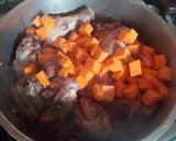 Foto del paso 3 de la receta: Pollo+ repollo y zapallo 😃
