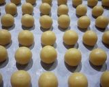 Foto langkah ke 7 dari resep Nastar renyah berikut tips kinclong agar tdk retak dan melebar.