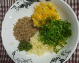 A picture of step 1 of Quinoa Zucchini Tikki - High protein & shallow fried treat for monsoon.