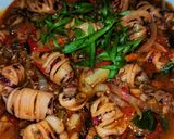 Foto langkah ke 7 dari resep Cumi pedas asam manis.