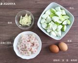 絲瓜滑蛋小桐花的食譜步驟1照片