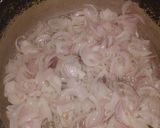 A picture of step 2 of Qeema stew.