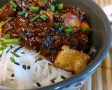 Une image de l'étape 7 de 🥢Tofu frit sauce Corsé soja, gingembre, échalotes.
