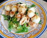 Foto del paso 10 de la receta: Ensalada de pollo con melón y queso de cabra