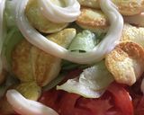 Hình bước làm 6 của món Salad đậu hũ trứng