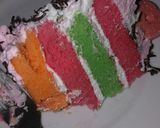 Foto langkah ke 8 dari resep Rainbow cake.