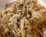 家常炒冬粉的食譜步驟3照片
