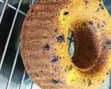 A picture of step 9 of Vegan Orange Blueberry Cake.