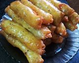 صورة لخطوة 7 من وصفة زنود الست بعجينه بيتيه رووعه بحشوه اللوز وجوز الهند 👌😋😋