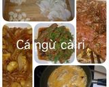 Hình bước làm 2 của món Cá ngừ đại dương vị cà ri cay