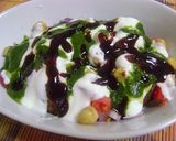 A picture of step 5 of Falafel Chaat (Chickpeas Dumplings - Indo - Middle Eastern Fusion Style).