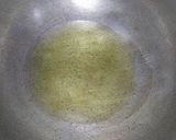 A picture of step 1 of Gobhi chicken.