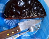 Foto langkah ke 6 dari resep Cake Coklat lumer Magic com.