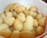 A picture of step 1 of Dahi Bara /Yogurt with lentil dumplings.