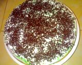 Foto langkah ke 4 dari resep Butter cake pandan coklat.