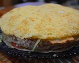 Foto del paso 11 de la receta: Torre de Panqueques de Avena Casero con Atún y Berenjena (Sin Harina)