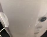 A picture of step 3 of Melon shake.