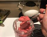 Raspberry peach sorbet