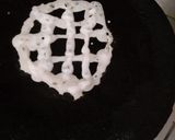 A picture of step 2 of Rice mini stuff chilla.