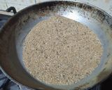 A picture of step 1 of Masala bengan with zeera Rice.