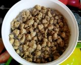 Zöldbabos szójakocka pörkölt recept fázis 4 fotója