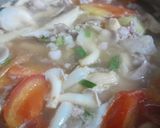 Hình bước làm 1 của món Canh cà nấm nấu da heo thịt xay
