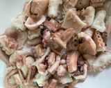 Foto del paso 4 de la receta: Berenjena Rellena de Pulpo y colas de langostino