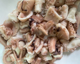 Foto del paso 4 de la receta: Berenjena Rellena de Pulpo y colas de langostino