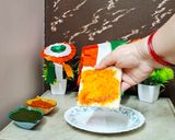 तिरंगा सैंडविच रेसिपी चरण 2 फोटो