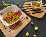 झटपट स्वादिष्ट करौंदा मिर्ची रेसिपी चरण 7 फोटो