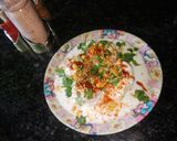 A picture of step 5 of Dahi Wada(urad daal ke wade).