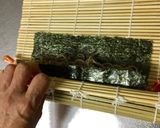 A picture of step 14 of Soba noodle Roll Sushi with shrimp Tempura.