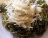 Foto del paso 5 de la receta: Tallarines en salsa verde con pollito🇵🇪