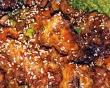 A picture of step 5 of Grilled chicken with sweet and sour glaze.