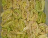 A picture of step 4 of Turkish Cabbage Dolma.