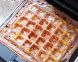 รูปขั้นตอนการทำที่ 9 ของ 🧇🥥🌽 ขนมคลีน Waffle บ้าบิ่น มะพร้าวน้ำหอม ข้าวโพดหวาน ไม่มีน้ำตาล 😋