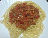 Foto del paso 6 de la receta: Pasta con salteado de salchichas y bacon