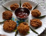 A picture of step 12 of Vidharbha special Nagpuri spicy mix Dal vada.
