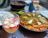 A picture of step 7 of Vegetarian paella.