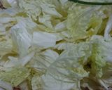 Hình bước làm 1 của món Cải thảo xào tôm