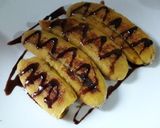 Foto langkah ke 3 dari resep Pisang raja bakar coklat keju.