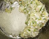 A picture of step 1 of Sabudana thalipeeth.