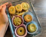 Hình bước làm 3 của món Bánh qui bơ vani- trà xanh